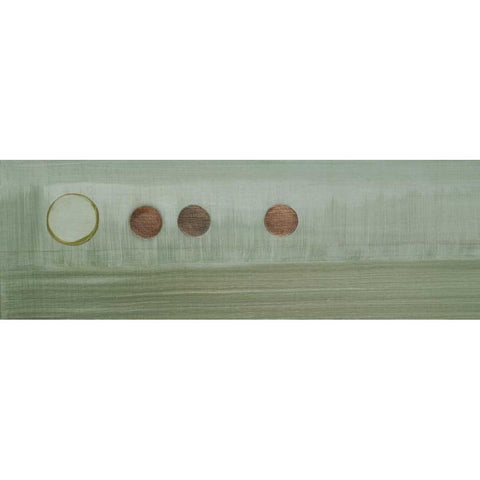 Aqua Drops III Black Modern Wood Framed Art Print with Double Matting by Parker, Karen Lorena