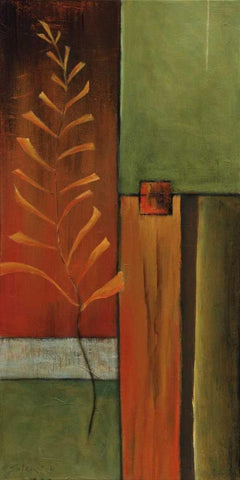 Well Balanced IV White Modern Wood Framed Art Print with Double Matting by Salemink-Roos, Ursula