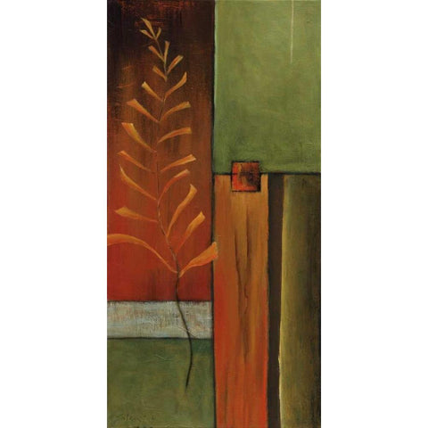 Well Balanced IV White Modern Wood Framed Art Print by Salemink-Roos, Ursula