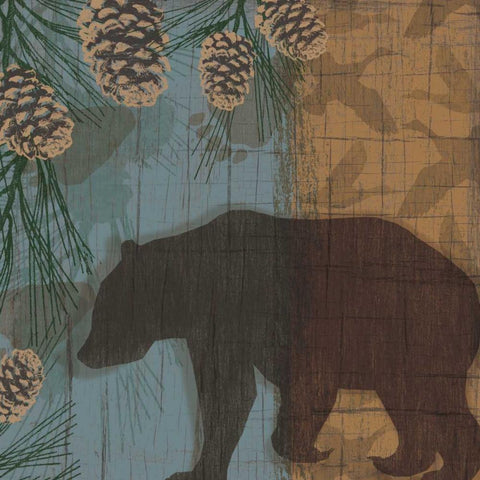 Yellowstone Park I White Modern Wood Framed Art Print by Venter, Tandi