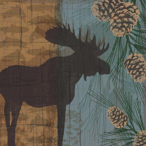 Yellowstone Park II Gold Ornate Wood Framed Art Print with Double Matting by Venter, Tandi