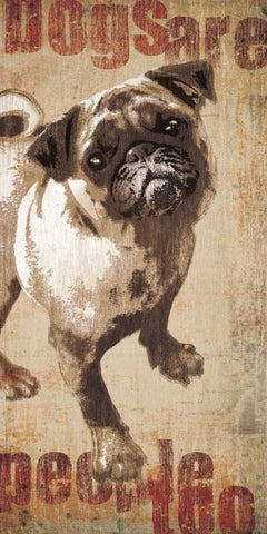 Lola White Modern Wood Framed Art Print with Double Matting by Venter, Tandi