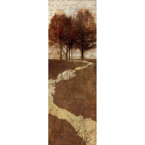 Shades of Autumn I Gold Ornate Wood Framed Art Print with Double Matting by Mallett, Keith