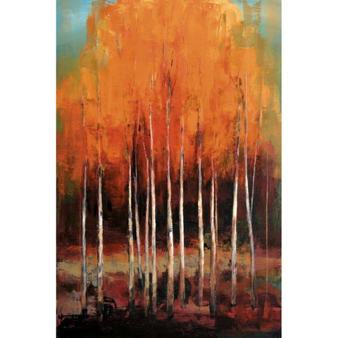 Morning Whisper Gold Ornate Wood Framed Art Print with Double Matting by Colbert , Peter