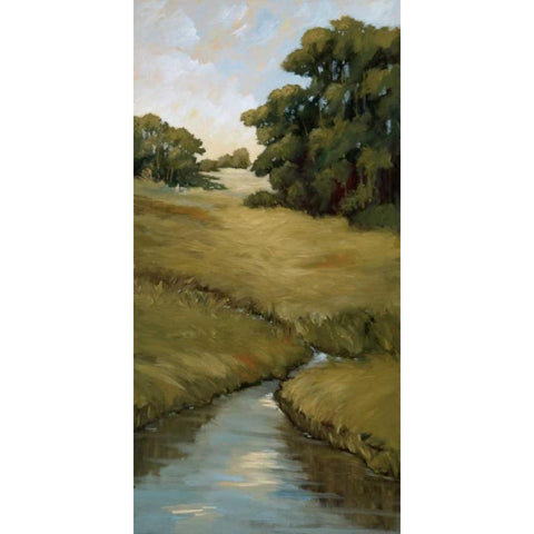 Mornings First Light II Black Modern Wood Framed Art Print with Double Matting by Baynes, Maija