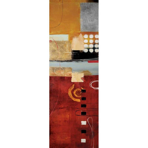 Ironia de Verano Black Modern Wood Framed Art Print with Double Matting by Villarreal Santos, Nancy