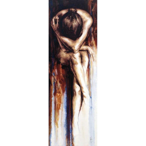 Stasis White Modern Wood Framed Art Print by De Villiers , Antoine