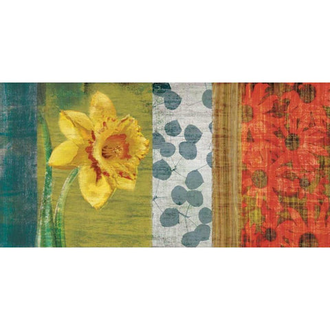 Garden Collection I Gold Ornate Wood Framed Art Print with Double Matting by Venter, Tandi