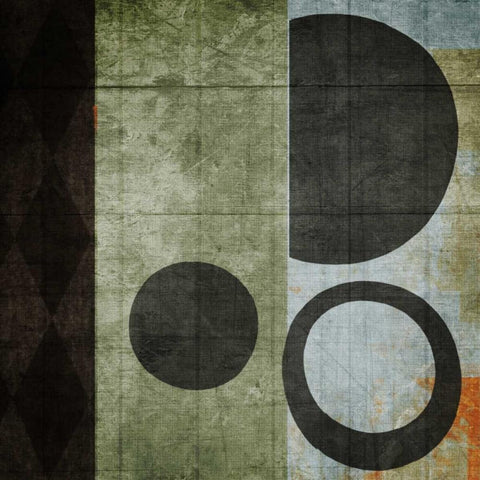 Woven White Modern Wood Framed Art Print with Double Matting by NOAH