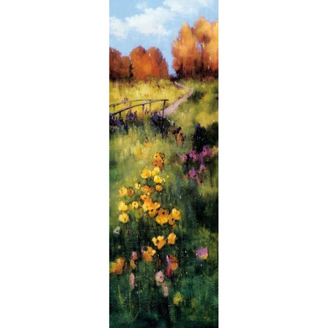 The Bridge Gold Ornate Wood Framed Art Print with Double Matting by Birlington, Andrew