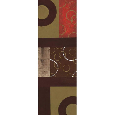 Mix n Match II White Modern Wood Framed Art Print by Kaminsky, Earl