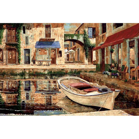 Lovely Day Gold Ornate Wood Framed Art Print with Double Matting by Archambault, Gilles