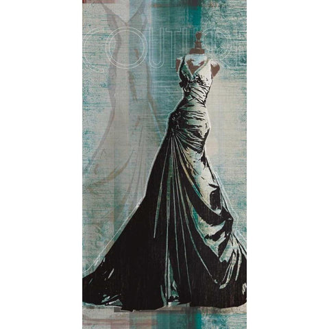 Tonight I White Modern Wood Framed Art Print by Venter, Tandi