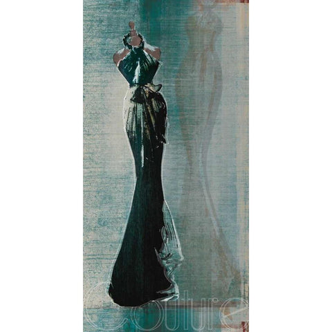 Tonight II Gold Ornate Wood Framed Art Print with Double Matting by Venter, Tandi