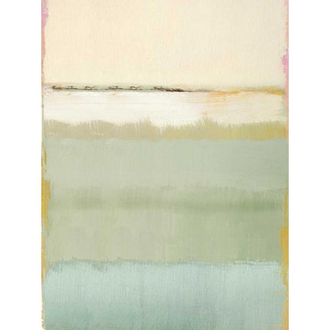 Noon II White Modern Wood Framed Art Print by Gold, Caroline