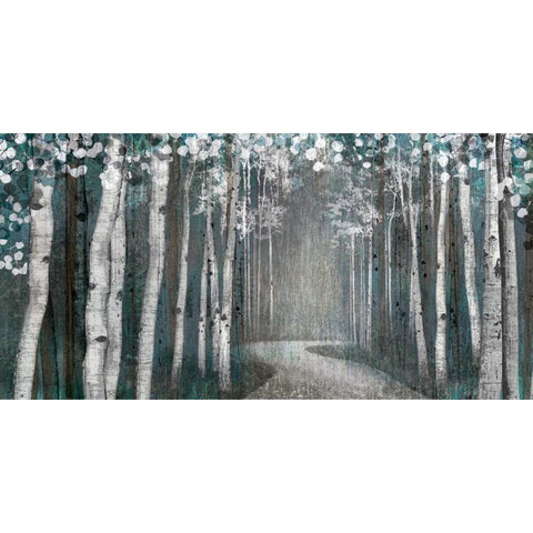 Mineral Forest Gold Ornate Wood Framed Art Print with Double Matting by Venter, Tandi