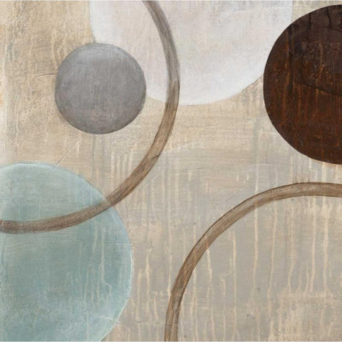 Revolutions II Black Modern Wood Framed Art Print by Eve