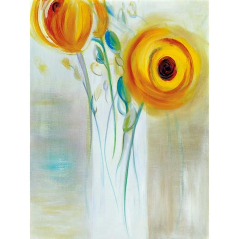 Movimento Black Modern Wood Framed Art Print with Double Matting by Parker, Karen Lorena