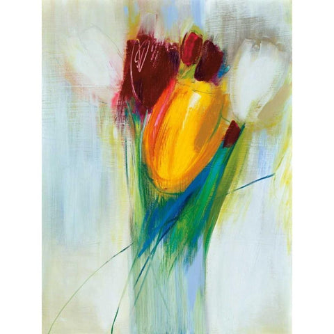 Ovazione Black Modern Wood Framed Art Print with Double Matting by Parker, Karen Lorena