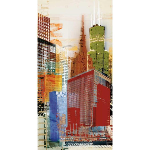 Urban Style I White Modern Wood Framed Art Print by NOAH