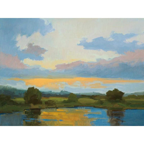 Sky Performance White Modern Wood Framed Art Print by McMurry, Vicki