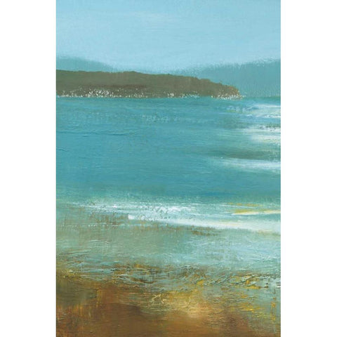 Sealight Gold Ornate Wood Framed Art Print with Double Matting by Gold, Caroline