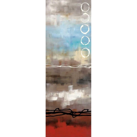 Elements I White Modern Wood Framed Art Print by Maitland, Laurie