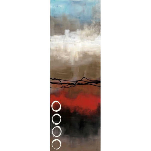 Elements II Black Modern Wood Framed Art Print by Maitland, Laurie