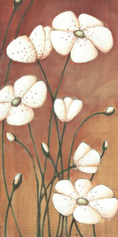 Shimmer I Black Ornate Wood Framed Art Print with Double Matting by Codo, Ella
