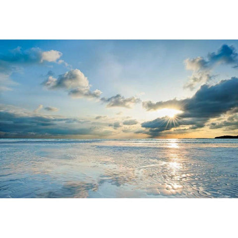 Taylor Bay Black Modern Wood Framed Art Print by Bellyk, Daniel J.