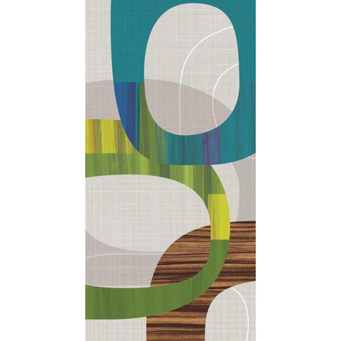 Links I Gold Ornate Wood Framed Art Print with Double Matting by Venter, Tandi