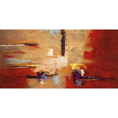 Montage Black Modern Wood Framed Art Print with Double Matting by Villarreal Santos, Nancy
