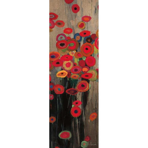 Garden Parade I Gold Ornate Wood Framed Art Print with Double Matting by Li-Leger, Don
