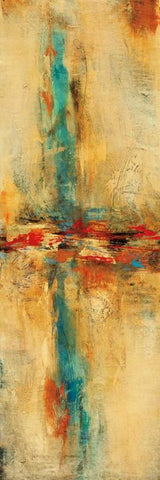Equilibrio II Black Ornate Wood Framed Art Print with Double Matting by Villarreal Santos, Nancy