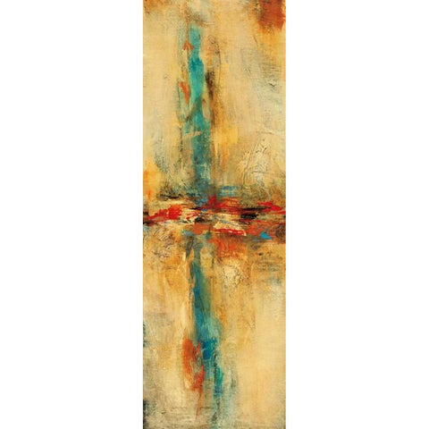 Equilibrio II White Modern Wood Framed Art Print by Villarreal Santos, Nancy