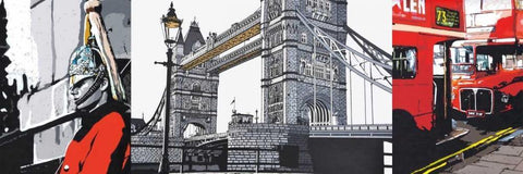 London White Modern Wood Framed Art Print with Double Matting by Fairbrother, Jo