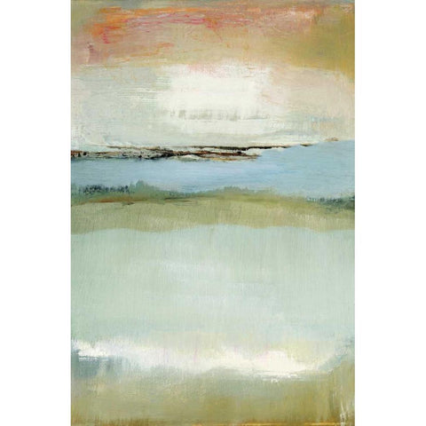 Floating World White Modern Wood Framed Art Print by Gold, Caroline