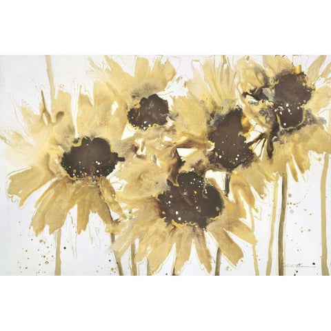 Amazing Grace Gold Ornate Wood Framed Art Print with Double Matting by Barnes, Natasha