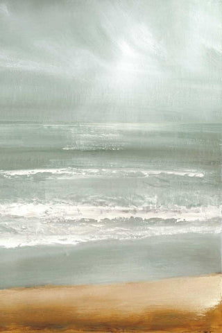 Cloudbreak Black Ornate Wood Framed Art Print with Double Matting by Gold, Caroline
