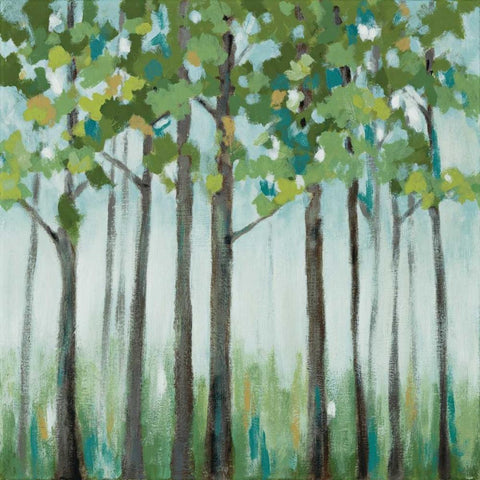 Tranquil View I White Modern Wood Framed Art Print by Vindedzis, Rita