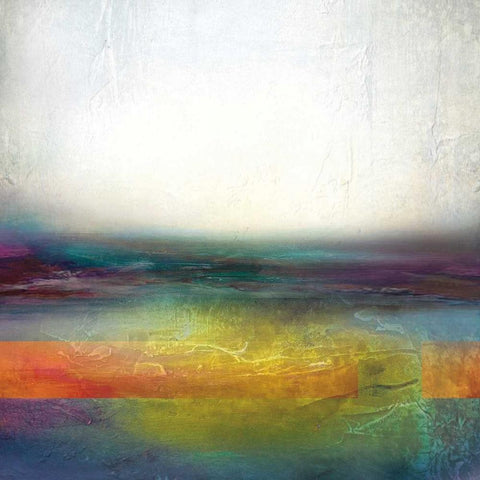 Illusion White Modern Wood Framed Art Print by Venter, Tandi