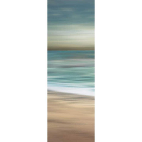 Ocean Calm I Black Modern Wood Framed Art Print by Venter, Tandi