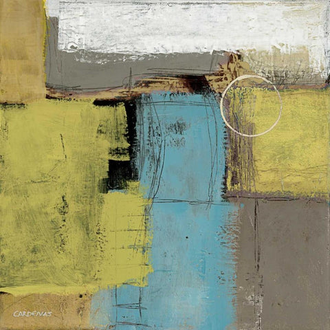 Houseblend I Black Modern Wood Framed Art Print by Cardenas, Jason