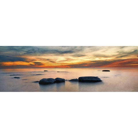 Bit of Heaven Black Modern Wood Framed Art Print by Bellyk, Daniel J.