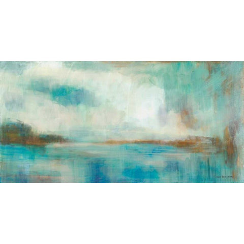 A Familiar Light Gold Ornate Wood Framed Art Print with Double Matting by Parker, Karen Lorena