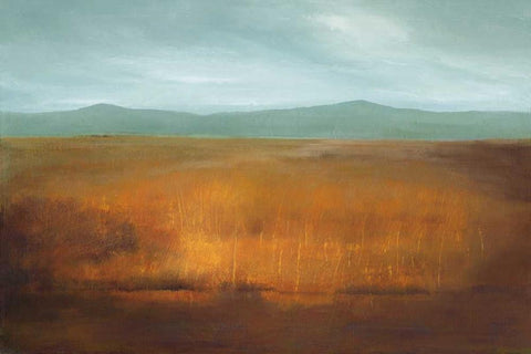 Last Light Black Ornate Wood Framed Art Print with Double Matting by Gold, Caroline