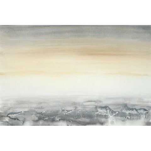 Sable Island White Modern Wood Framed Art Print by St. Germain, Patrick