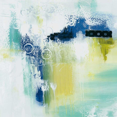 Swept Off My Feet II Gold Ornate Wood Framed Art Print with Double Matting by Hawkins, Julie