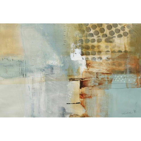 A Million Times Apart Gold Ornate Wood Framed Art Print with Double Matting by Barnes, Natasha