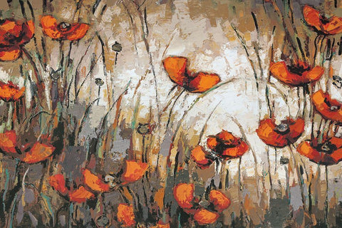 Madeline White Modern Wood Framed Art Print with Double Matting by Heath, Crystal
